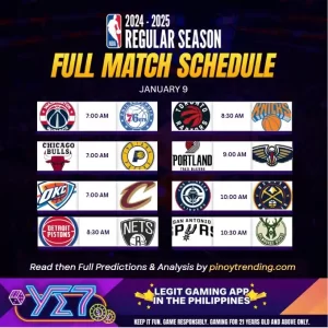 NBA January 9 Preview