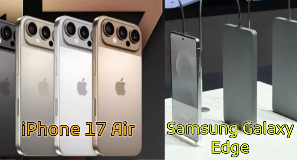 Samsung Galaxy S25 Edge vs. iPhone 17 Air banner