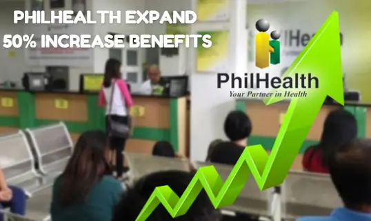 PHILHEALTH INCREASE 50% BENEFITS