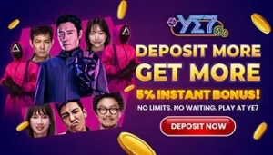 YE7 Deposit More Get More 5% Instant Bonus